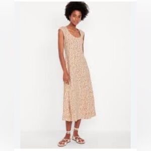 Old Navy Fit and Flare Midi Dress, Size Medium